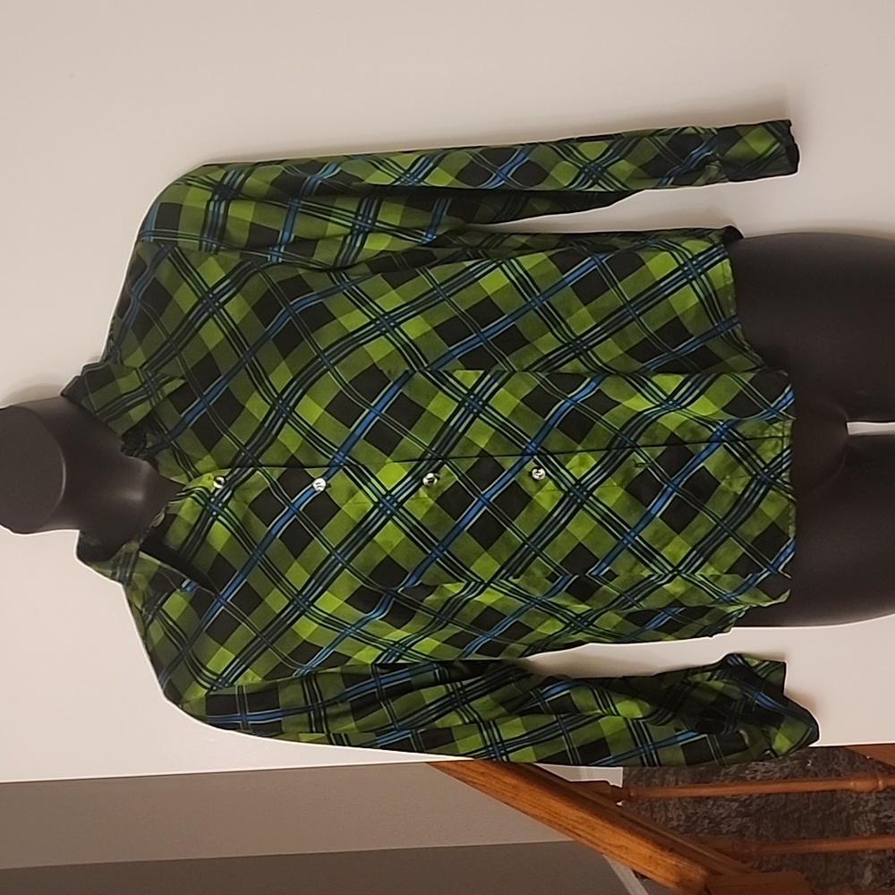 Vintage New York and Company Silk Shirt
